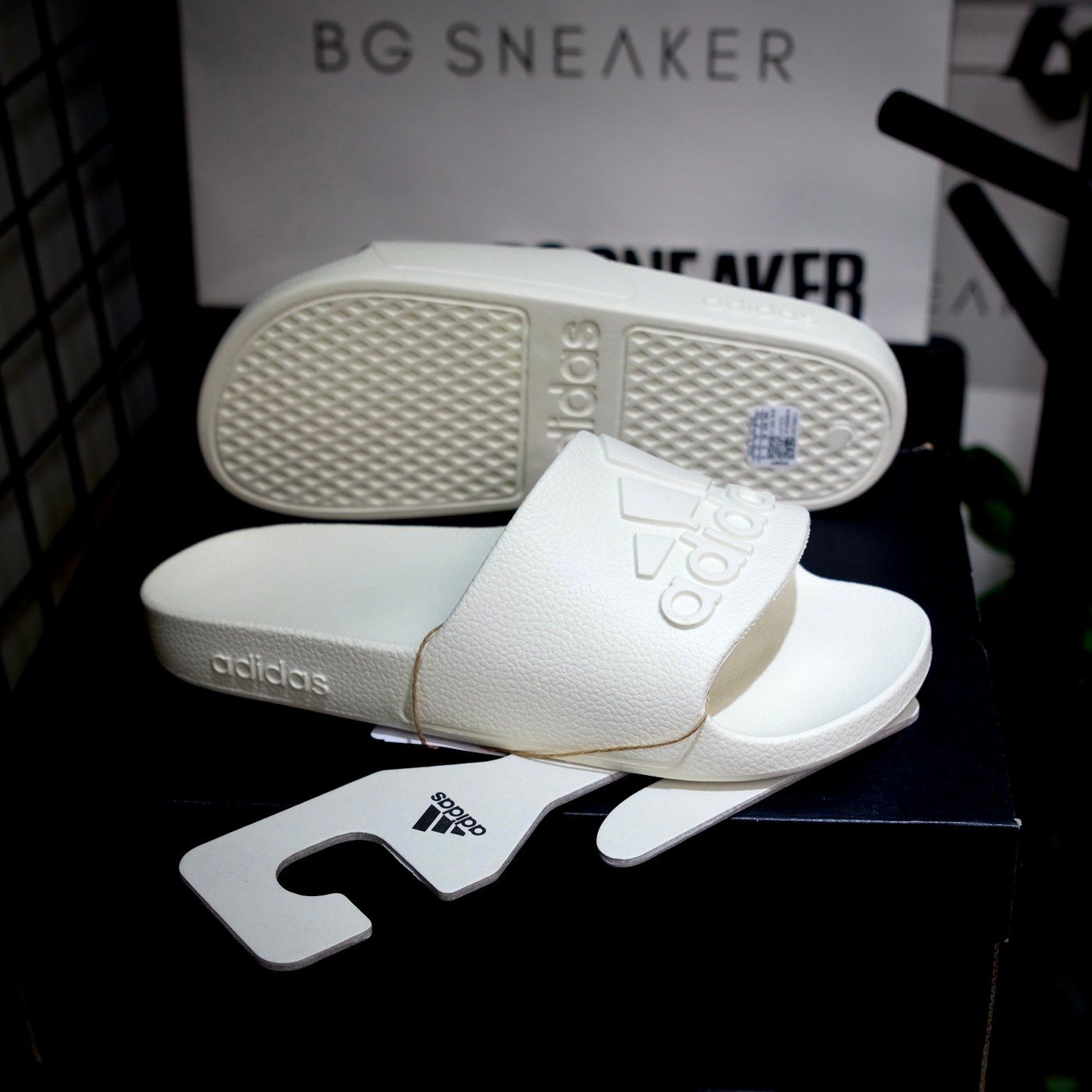  Dép Adidas Adilette Aqua Slides White Full  IF7370 