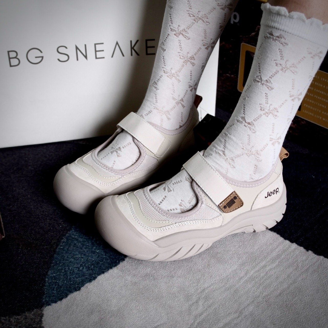  GIÀY Jeep Mary Jane Hybrid Grey P651W13147 