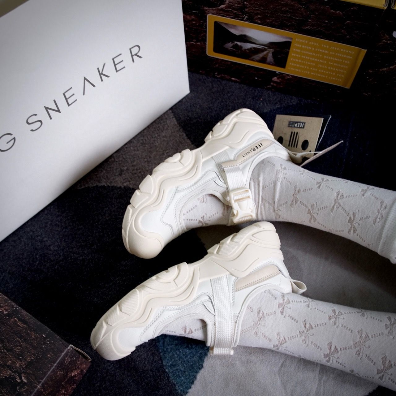  Giày Jeep Spirit Breath V2 Cream  5418315091 