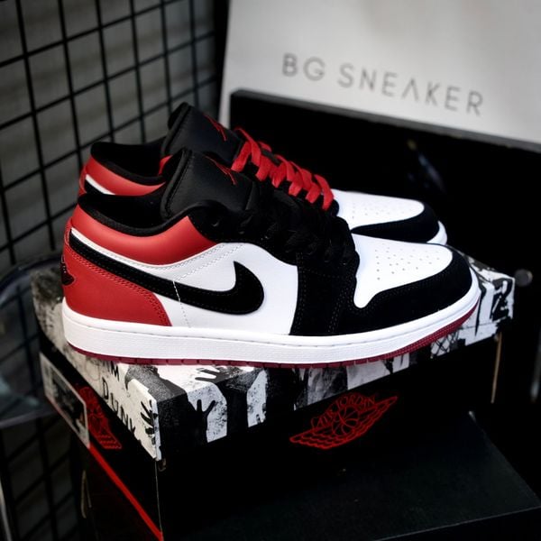  Giày Nike Air Jordan 1 Low Black Toe 2025  IB8971-106 