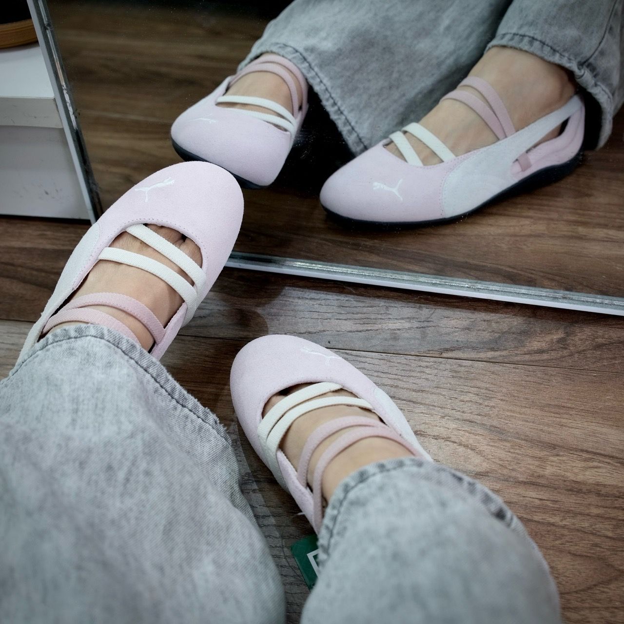  Giày Puma  Speedcat Ballet SD Pink White 401287-01 