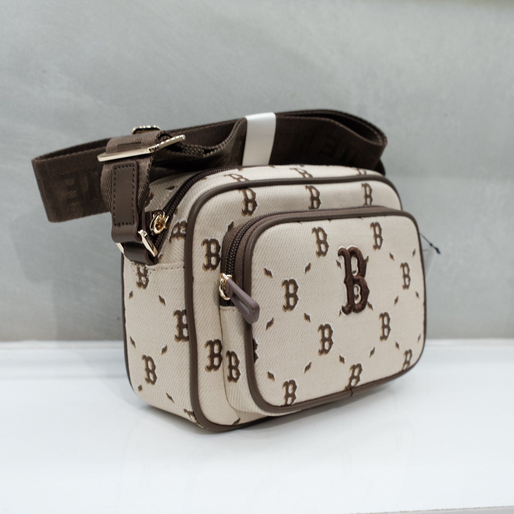  Túi MLB Mono Boston Brown bag 7ACRMDH5 43BRS 
