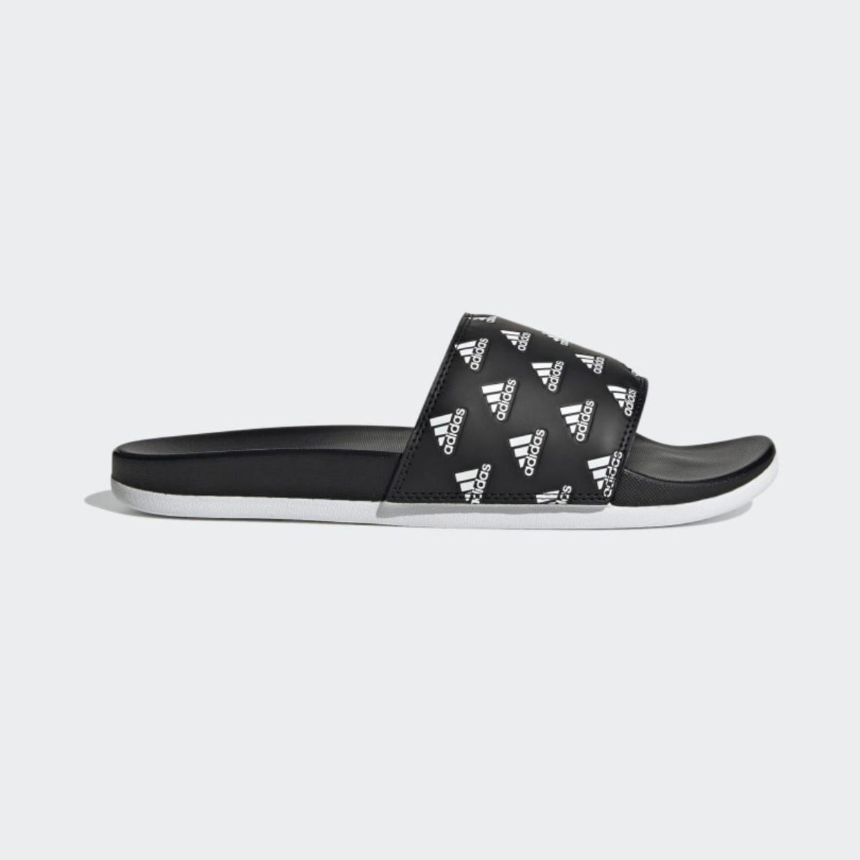  Dép Adidas Adilette Comfort Black White  GV9735 