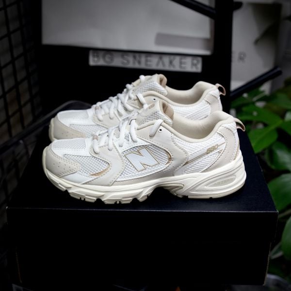  Giày New Balance 530 White Kaki Cream GR530AA 