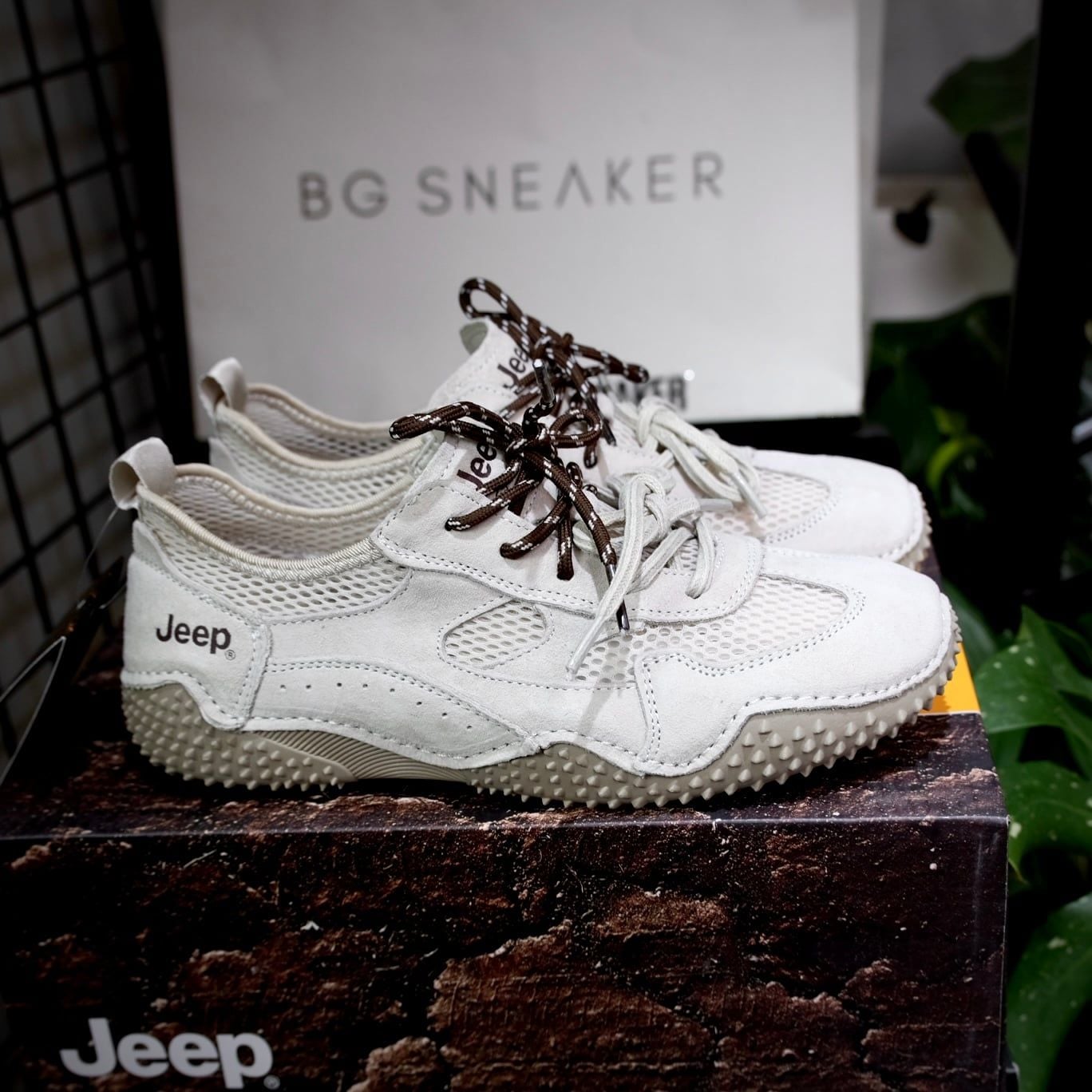  Giày Jeep Outdoor Begie Brown P651W13115C 