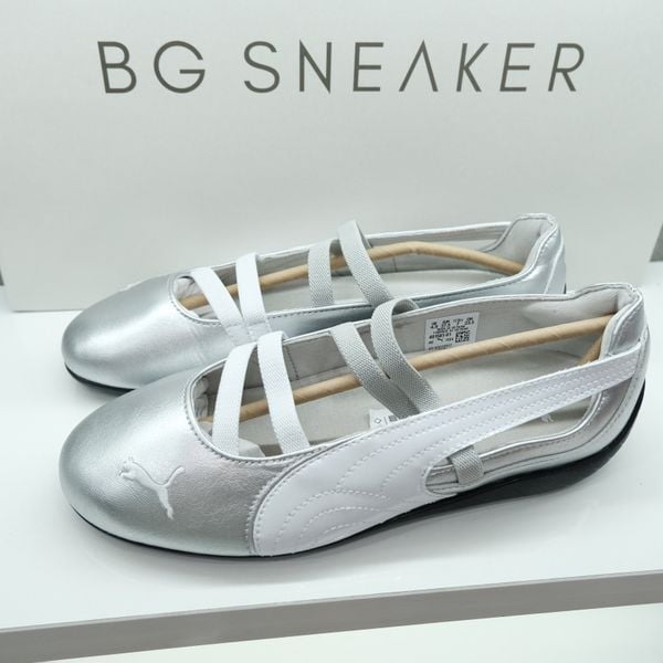  Giày Puma Speedcat Ballet Leather SLIVER WHITE 401581-01 