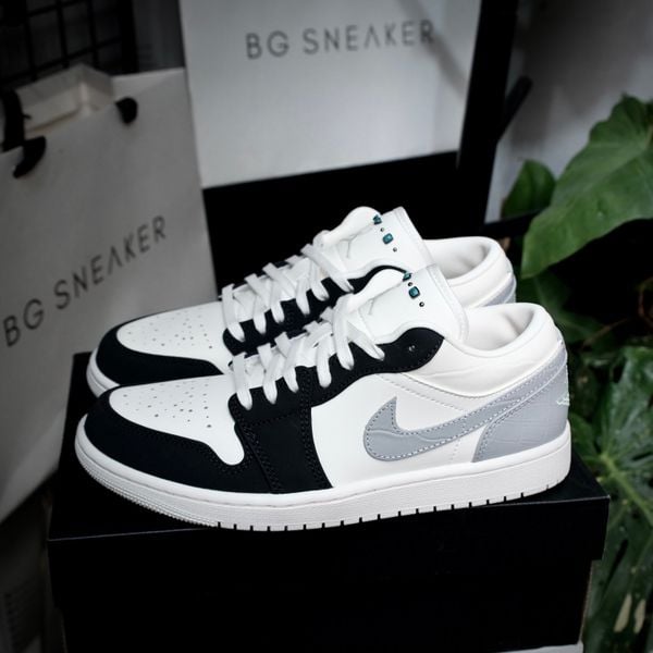  Giày Nike Air Jordan 1 Low Sail Light Smoke Grey IO2242-101 