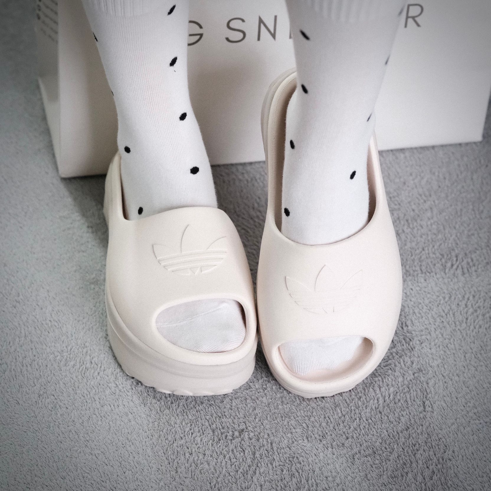  Dép Adidas Adifom Stan Smith ''Wonder White Alumina'' [JR6297] 