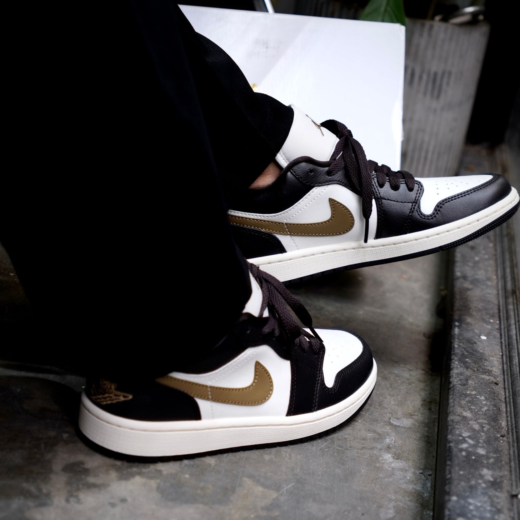  Giày Nike Air Jordan 1 Low Wmns Shadow Brown DC0774-200 