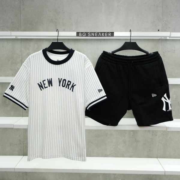  Áo Thun New Era MLB Yankees Black White 12837283 