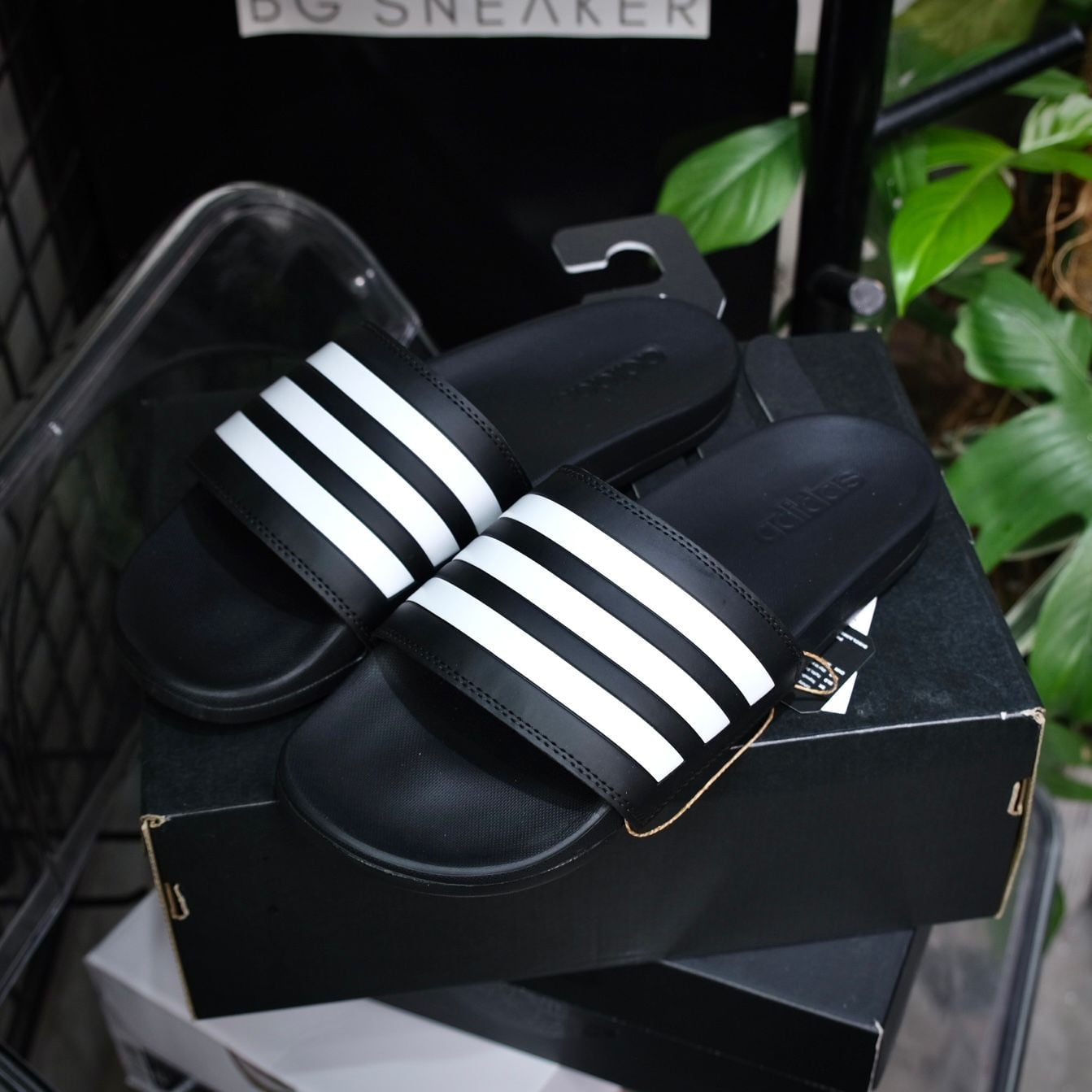 Dép Adidas Adilette Comfort  Core Black’ GZ5891 