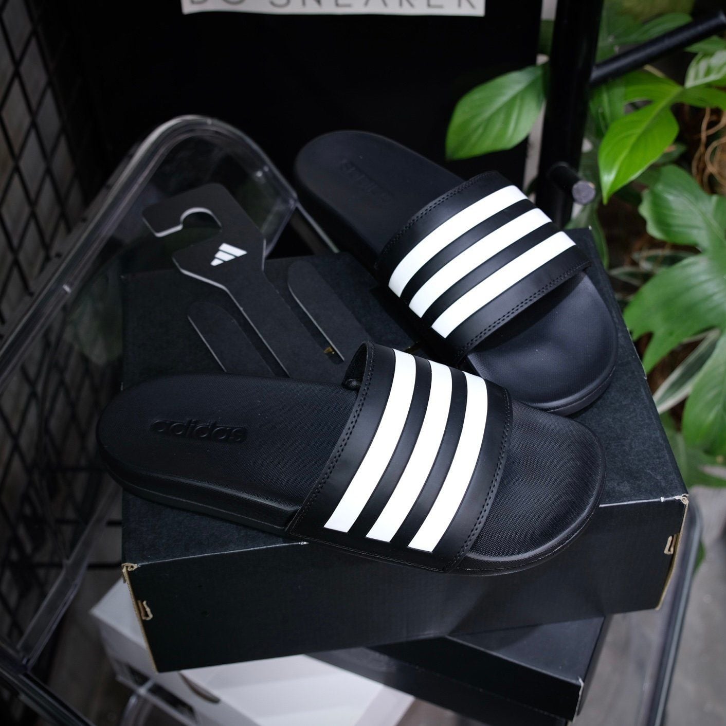  Dép Adidas Adilette Comfort  Core Black’ GZ5891 