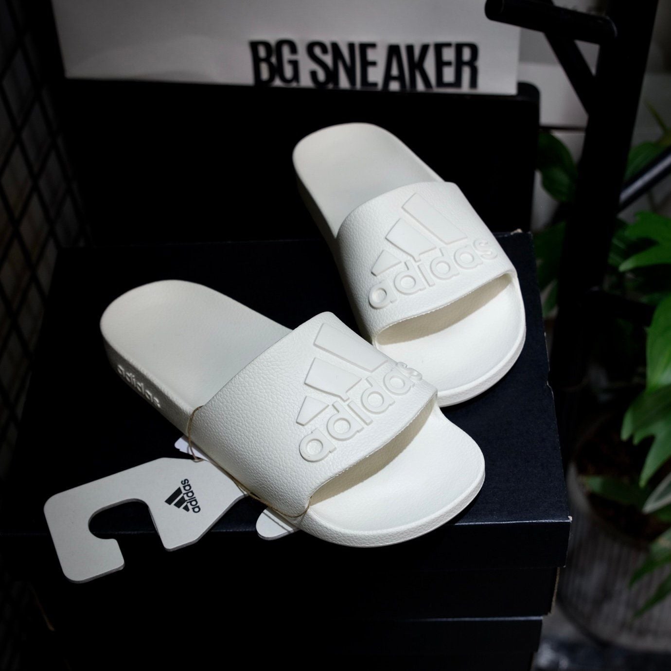  Dép Adidas Adilette Aqua Slides White Full  IF7370 