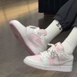  Giày Nike Air Jordan 1 Low Pink Foam White 553560-608 