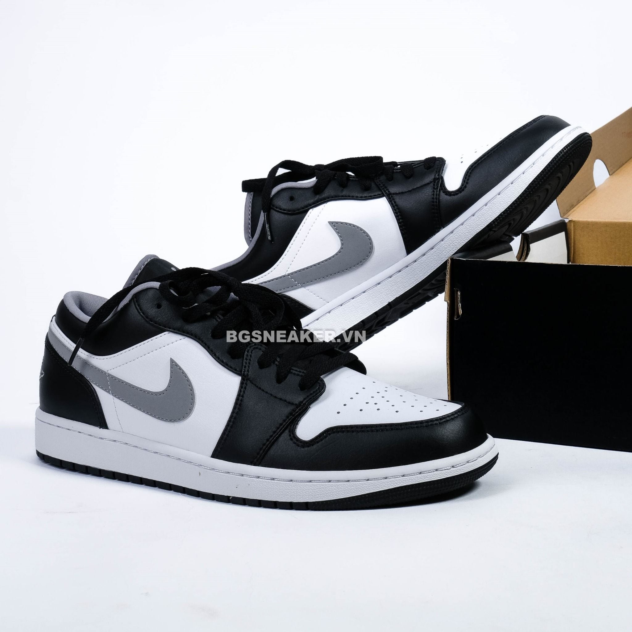  Giày Nike Air Jordan 1 Low Smoke Grey V3 553558-040 