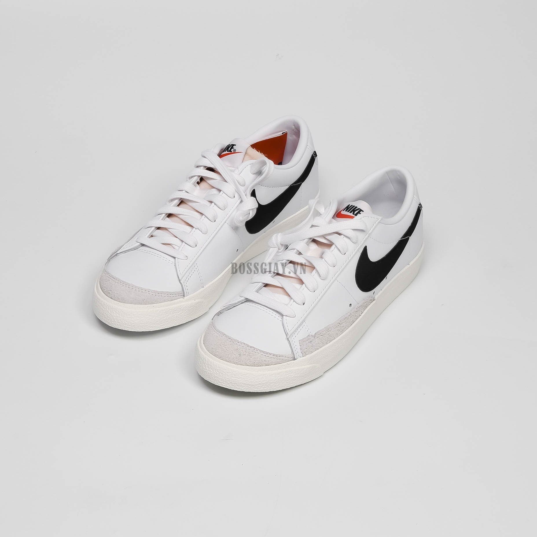 Giày  Nike Blazer Low ’77 Vintage White Black DA6364-101 