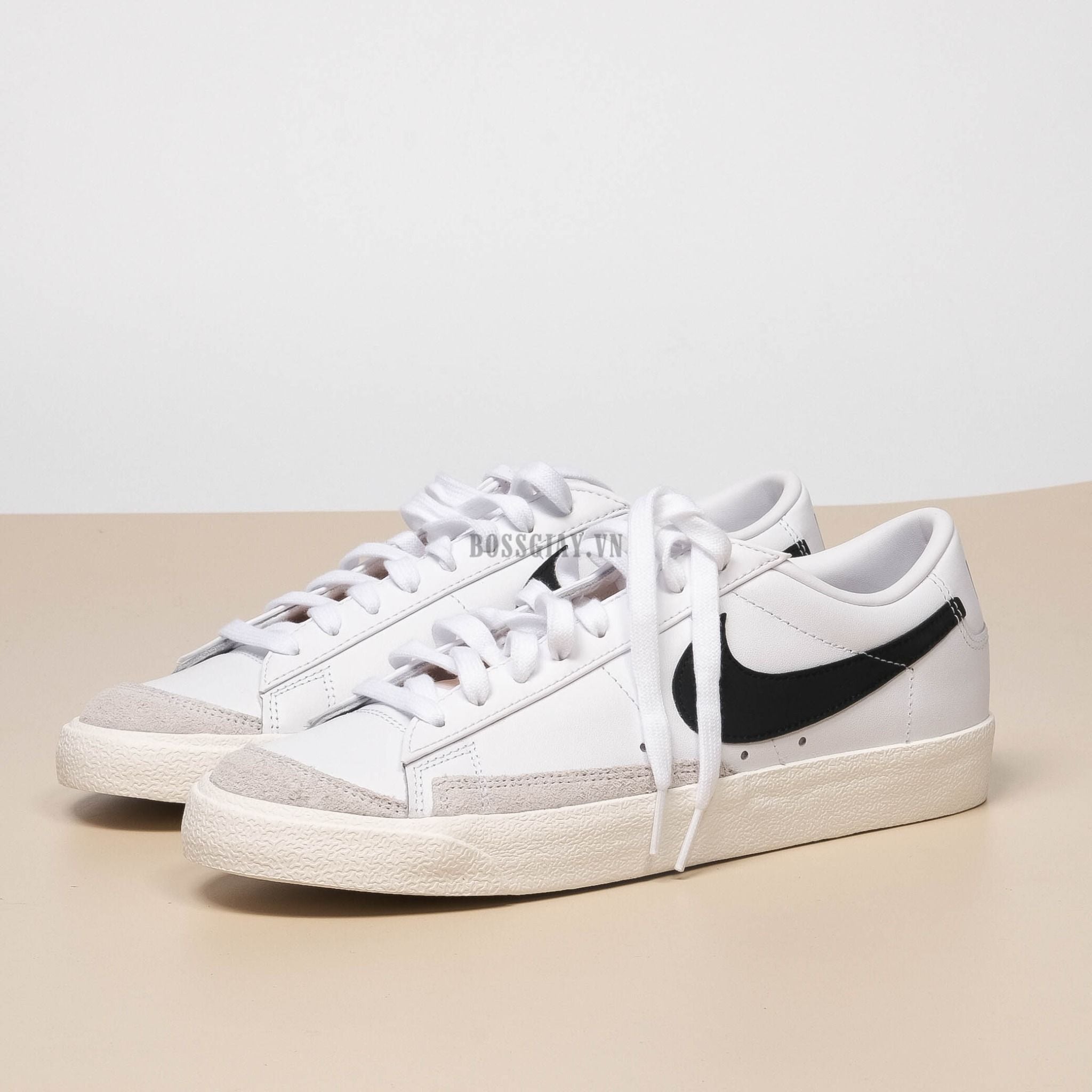  Giày  Nike Blazer Low ’77 Vintage White Black DA6364-101 