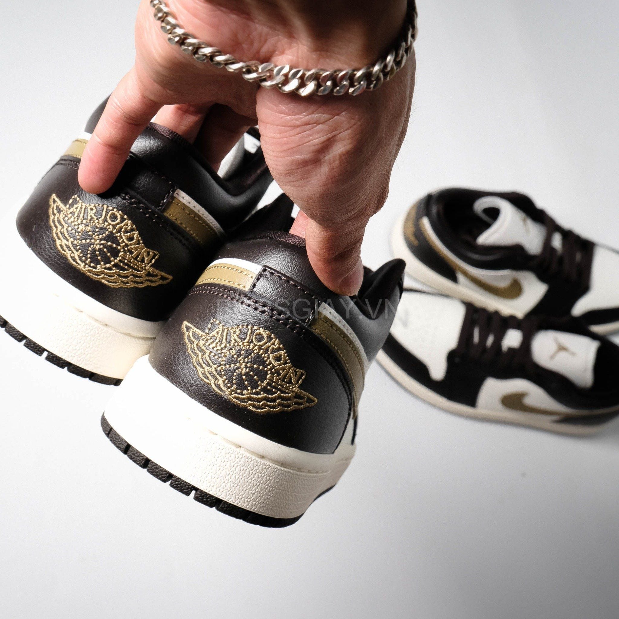  Giày Nike Air Jordan 1 Low Wmns Shadow Brown DC0774-200 