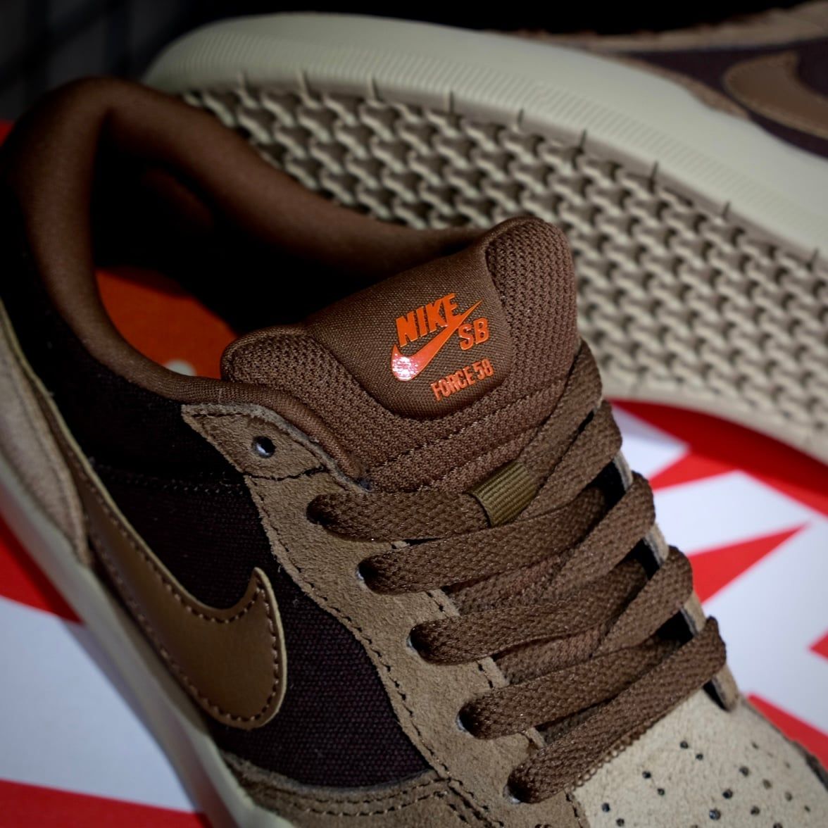  Giày Nike SB Force 58  Brown DV5477 201 