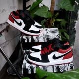  Giày Nike Air Jordan 1 Low Black Toe 2025  IB8971-106 