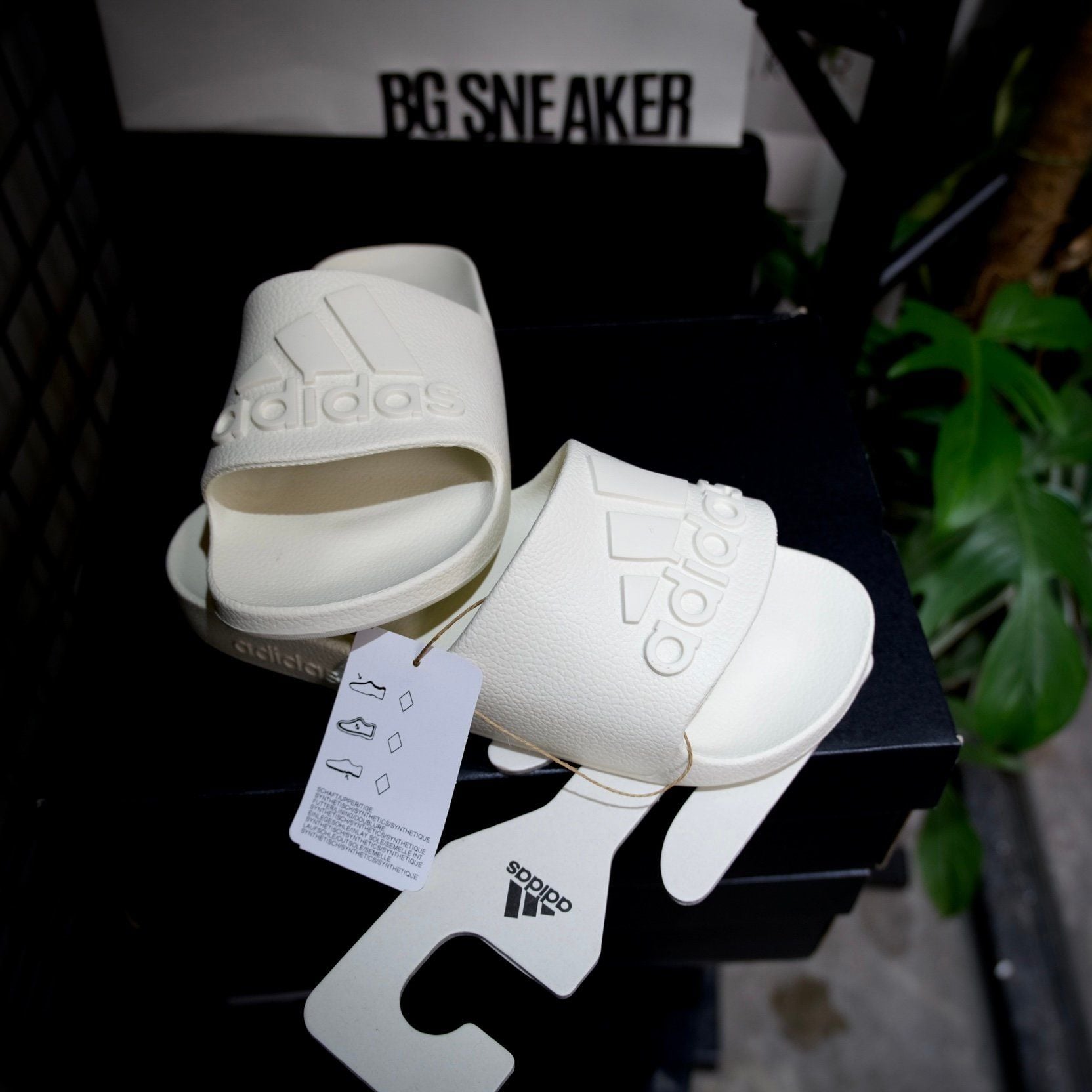  Dép Adidas Adilette Aqua Slides White Full  IF7370 