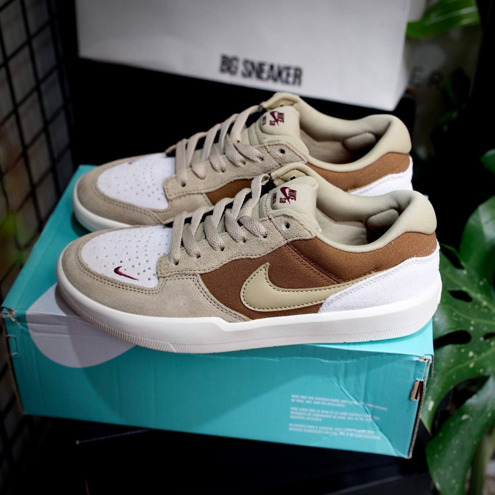  Giày Nike SB Force 58 Brown White DV5477 202 