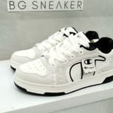  Giày Champion Low-Top Skateboard Shoes Unisex Cream Black U5AFCTU28U3 