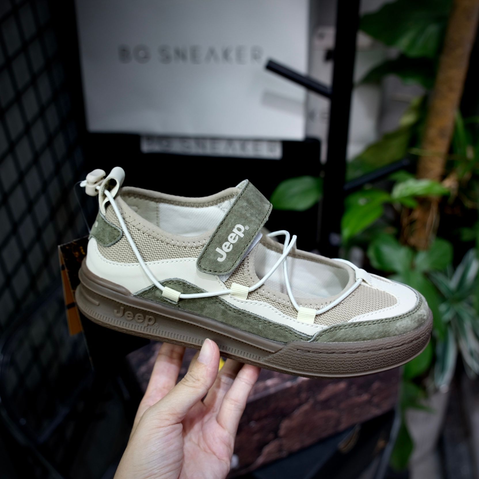  Giày JEEP THE SPIRIT Green Gum  P653W13253 