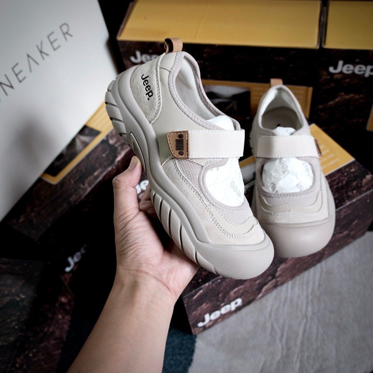  GIÀY Jeep Mary Jane Hybrid Grey P651W13147 