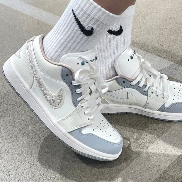  Giày Nike Air Jordan 1 Low Sail Soft Pearl IH7323-100 