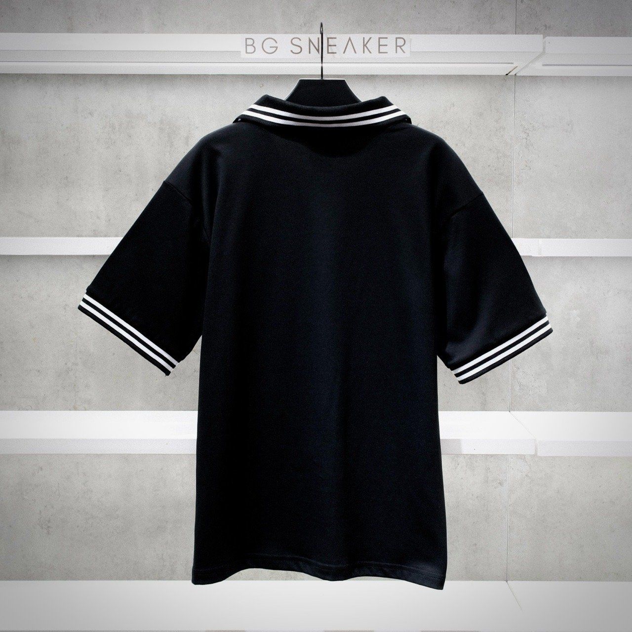  Áo Polo Jersy New Era Black basic Logo NY  19829398 