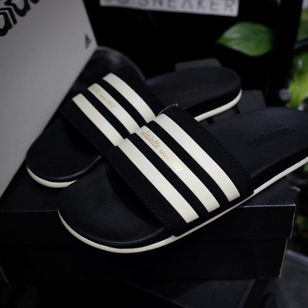  Dép adidas Adilette Comfort Slides Black GW5966 