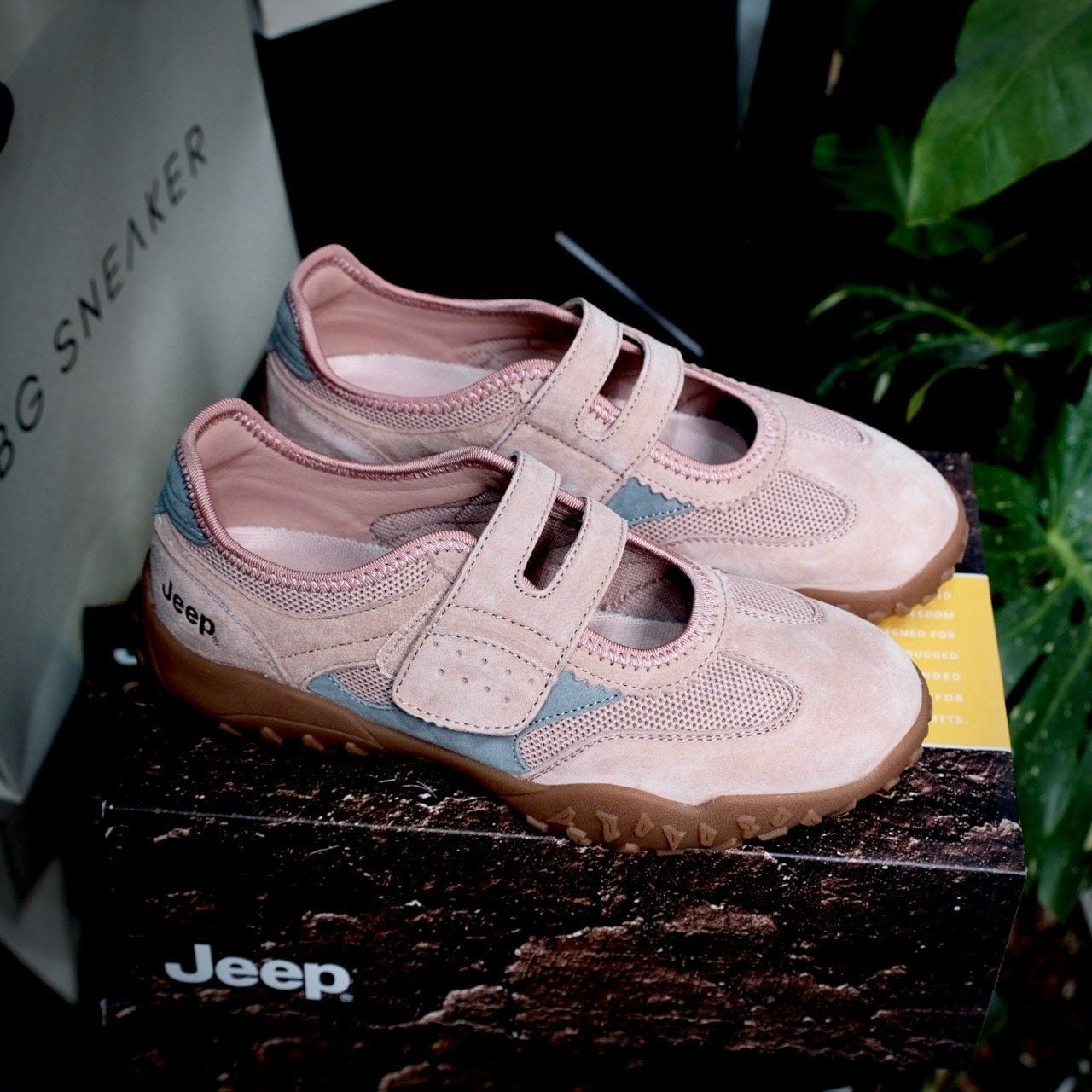  GIÀY JEEP MARY JANE BALLET PINK  P654W13264 