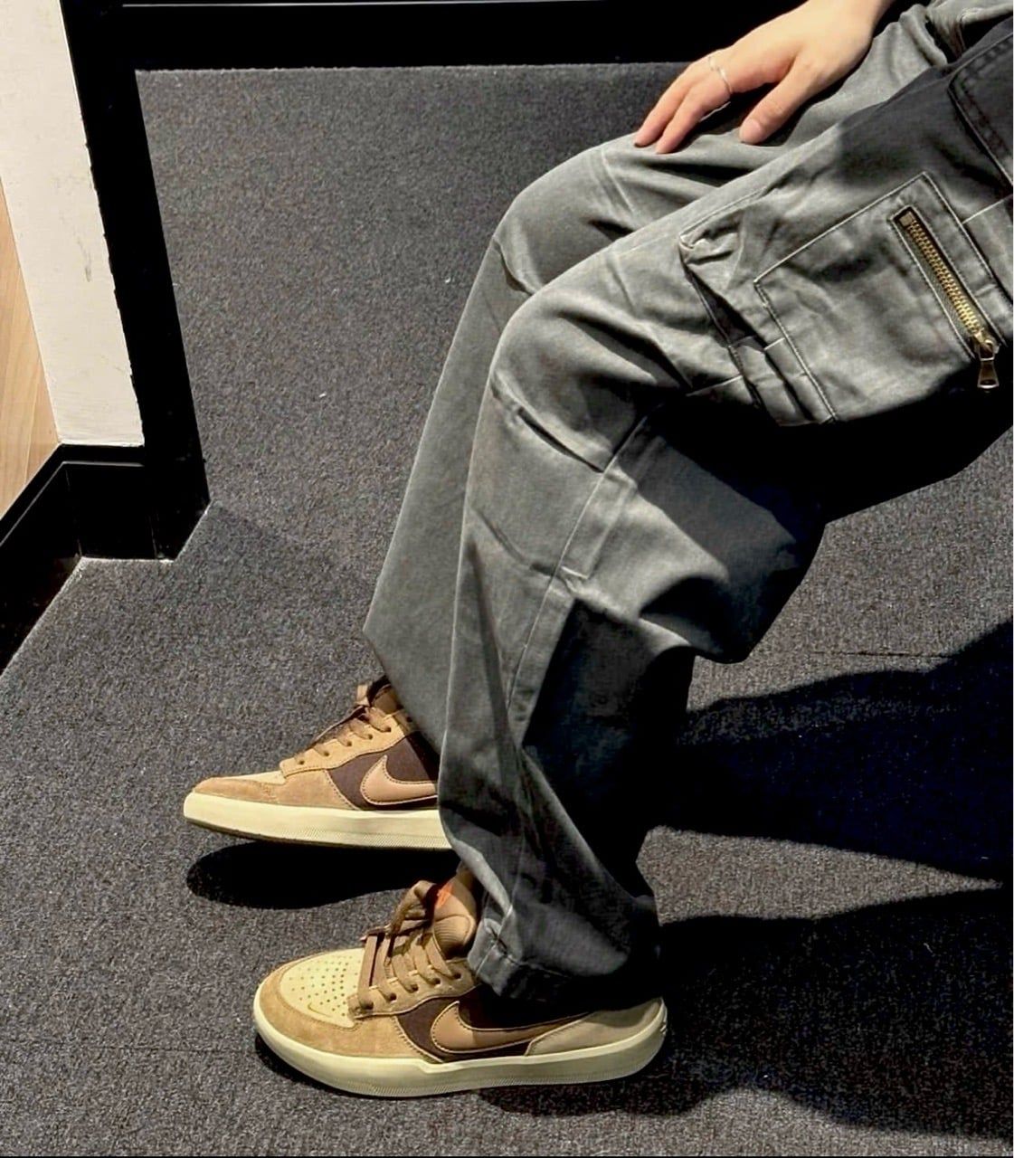  Giày Nike SB Force 58  Brown DV5477 201 