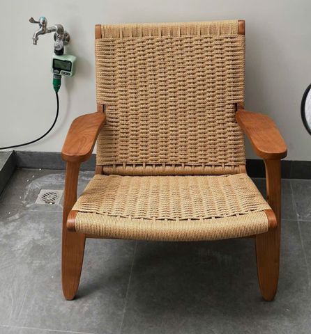  BST ghế gỗ đan dây 