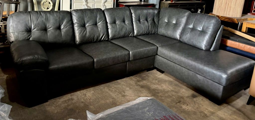  Sofa góc LAFL bọc da xuất khẩu 