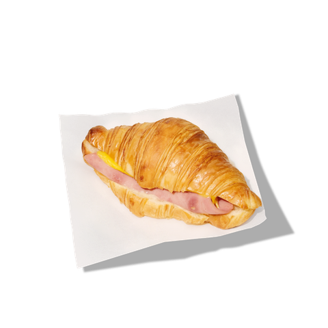  Bánh sừng bò giăm bông & phô mai 