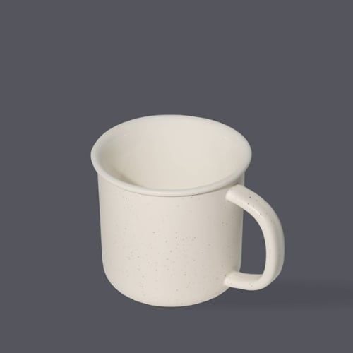  Cốc sứ White Sandy 
