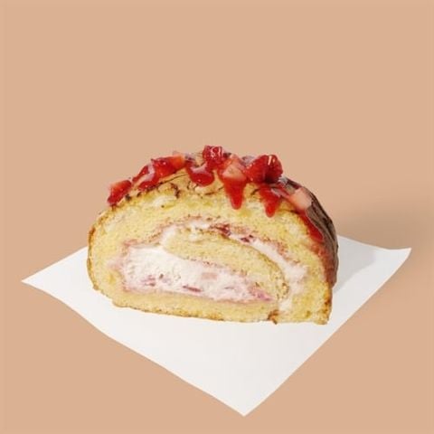  Bông Lan Cuộn Dâu Tây 