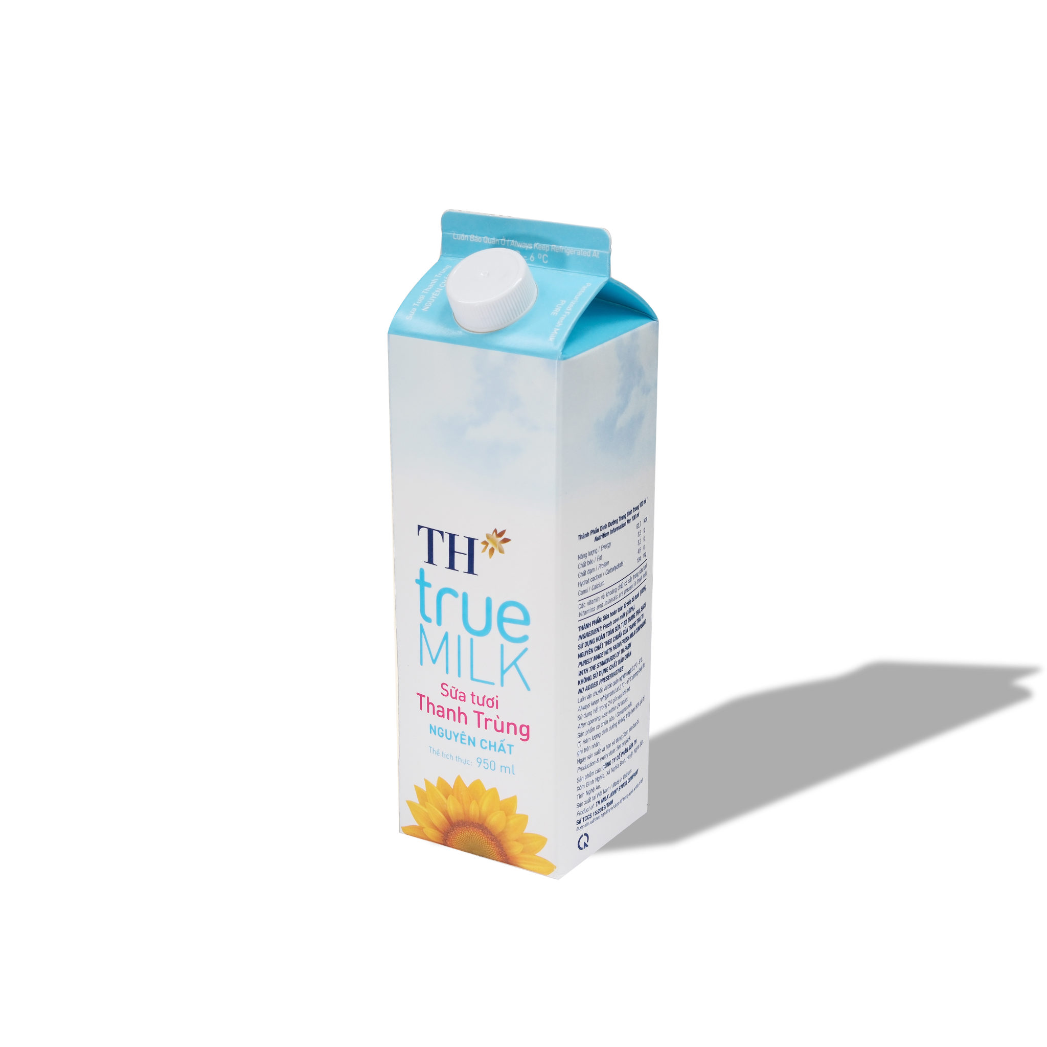  Sữa TH thanh trùng nguyên chất (950ml) 