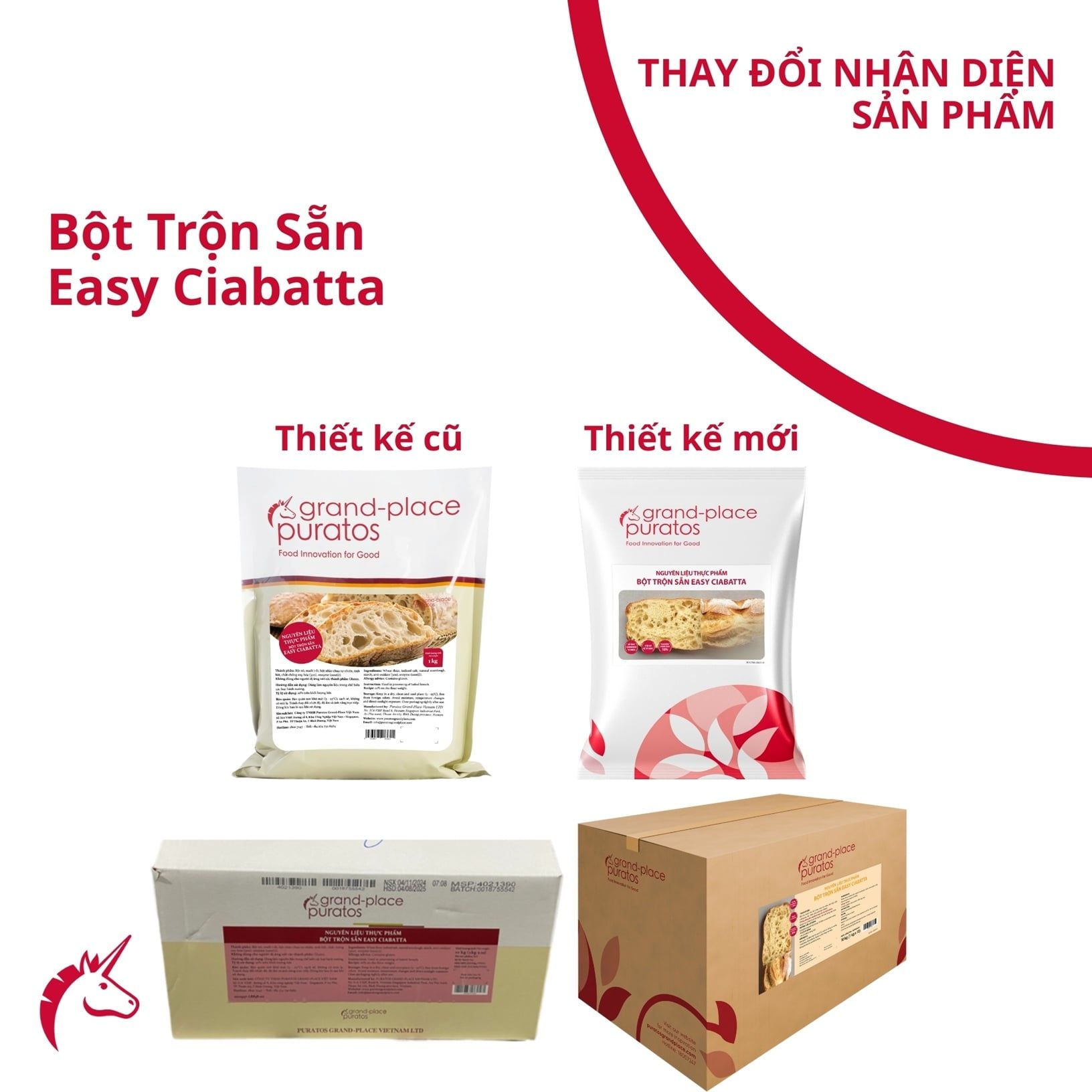 Bột trộn bánh Ciabatta  1kg - 4021390