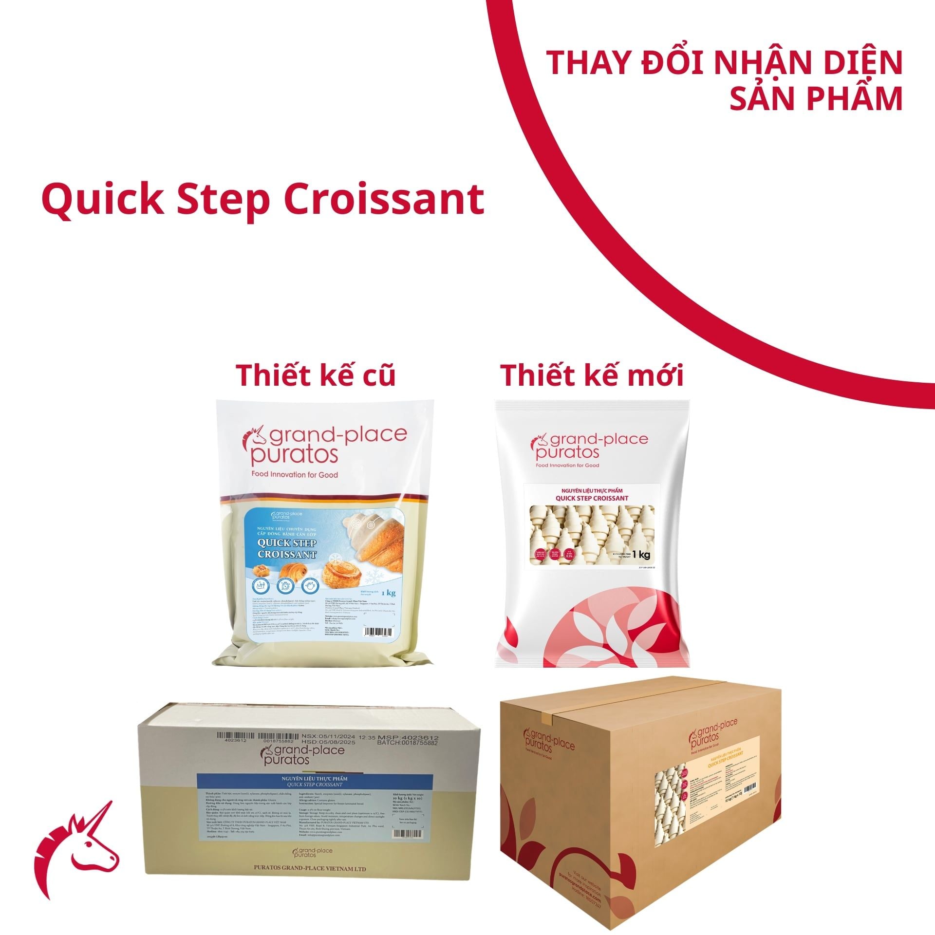 Giải Pháp Cấp Đông Quick Step Croissant  1kg - 4023612
