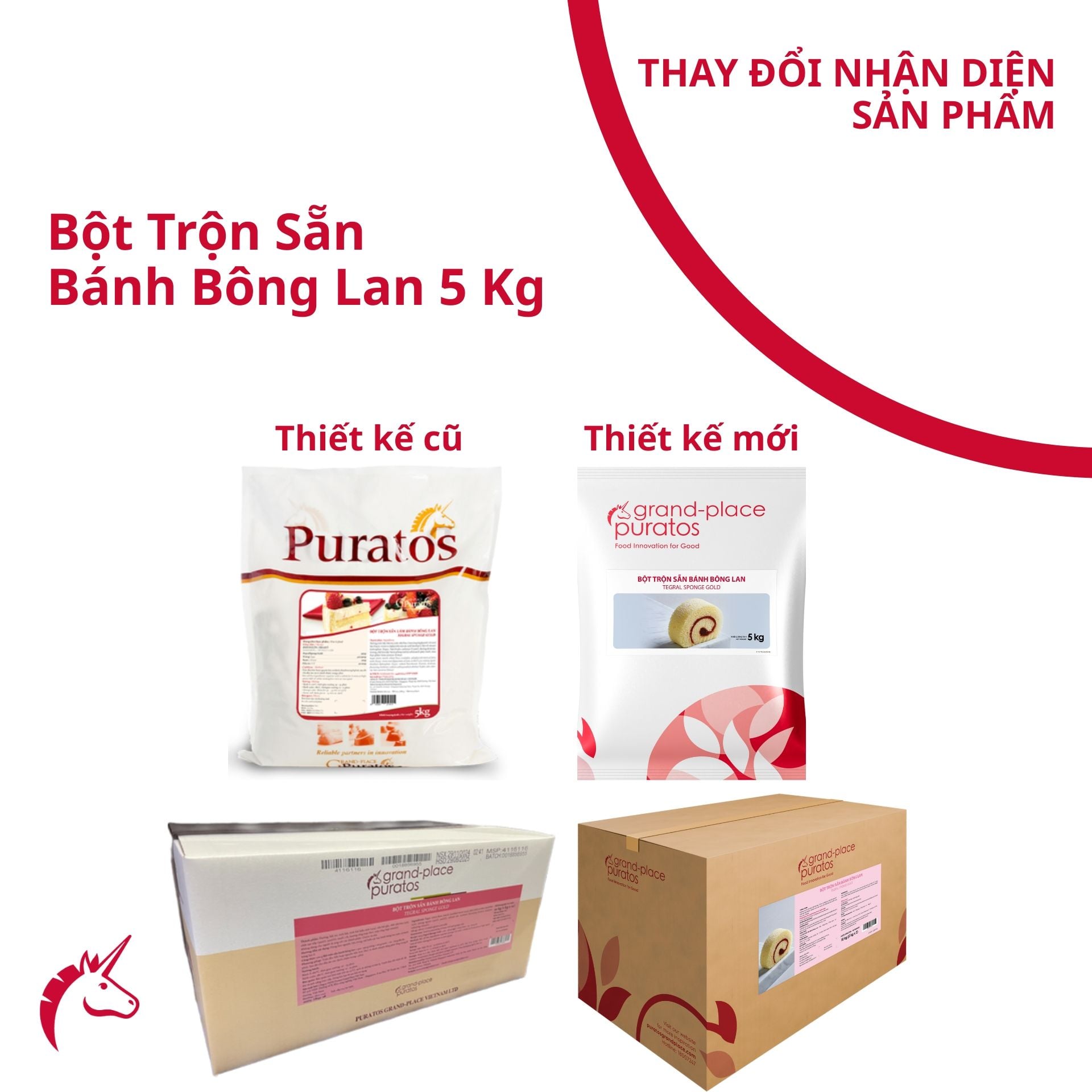 Bột Trộn Sẵn Bông Lan Sponge Gold  5kg - 4116117