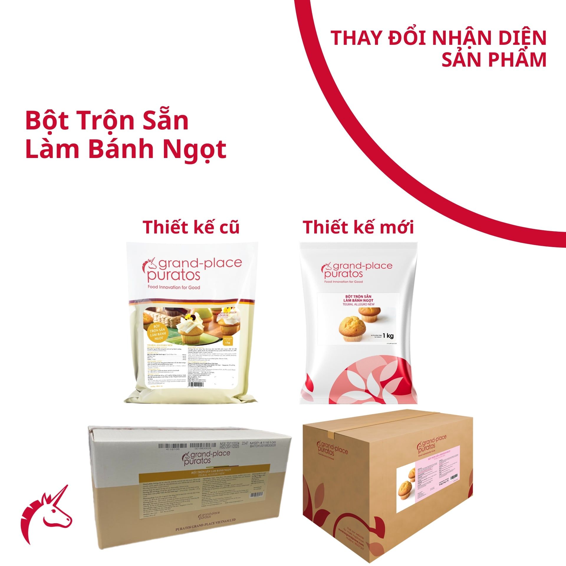Bột trộn sẵn làm bánh Allegro New  1kg - 4116106