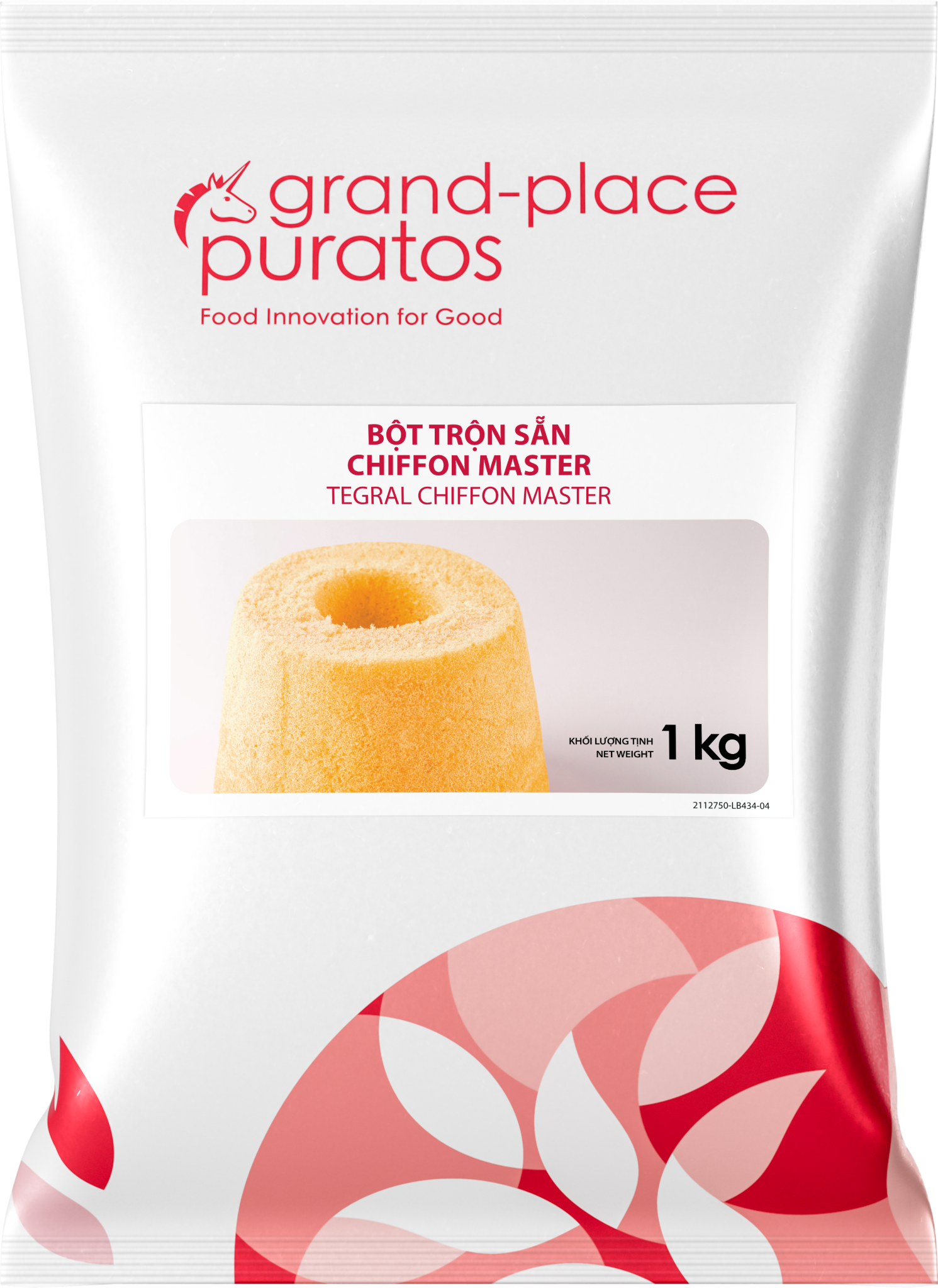 Bột Trộn Sẵn Bánh Chiffon Master  1kg - 4116120