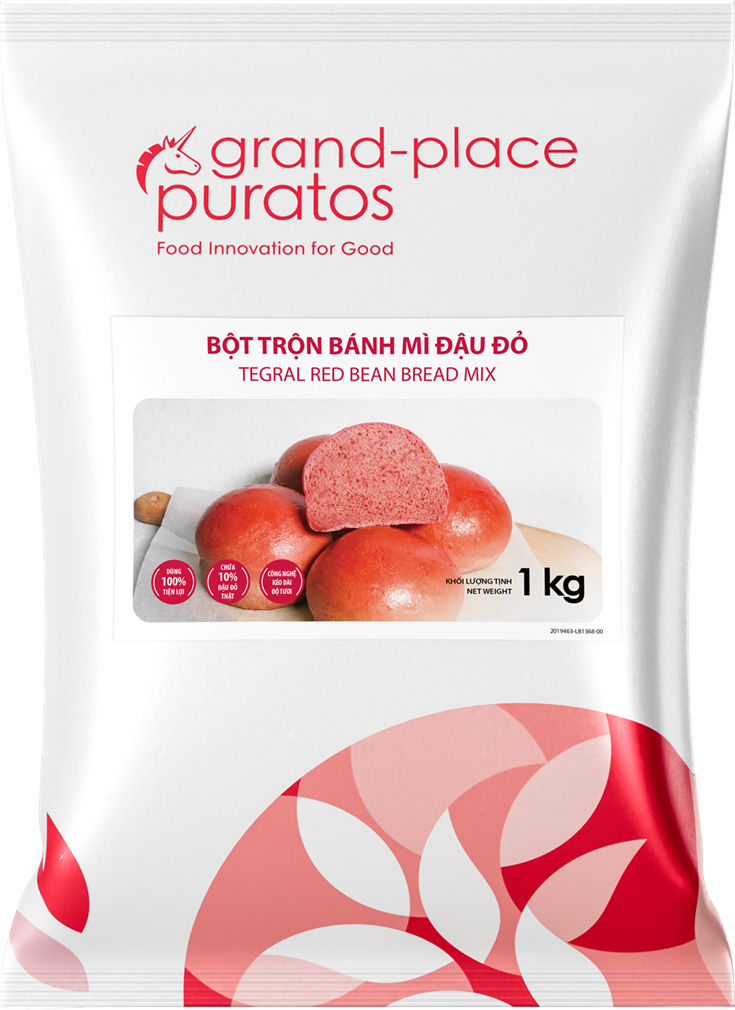 Bột Trộn Bánh Mì Đậu Đỏ 1kg - 4027722