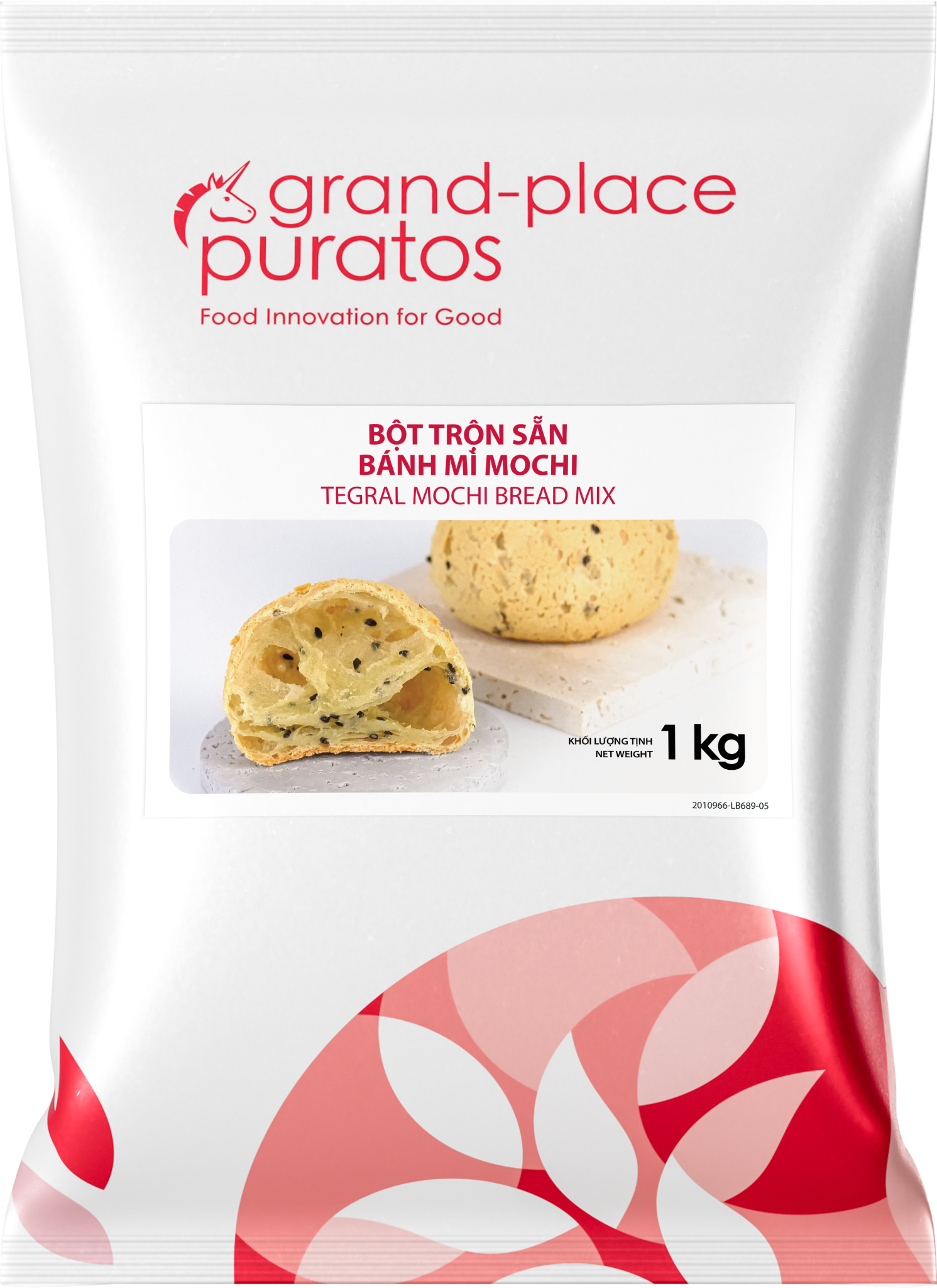 Bột trộn sẵn bánh mì Mochi  1kg - 4017985