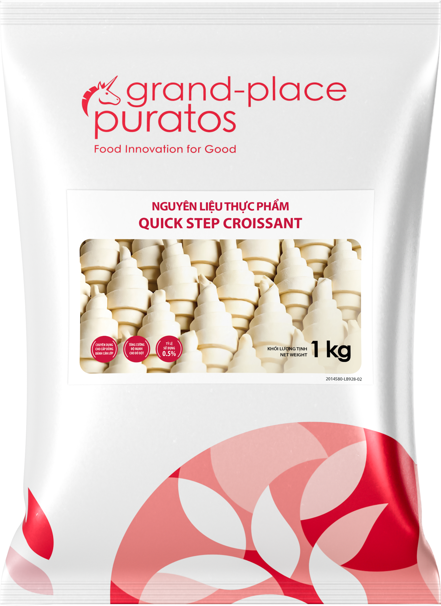 Giải Pháp Cấp Đông Quick Step Croissant  1kg - 4023612