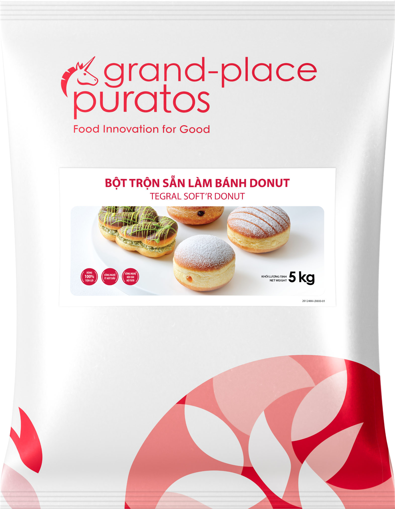 Bột trộn bánh Donut  5kg - 4020525