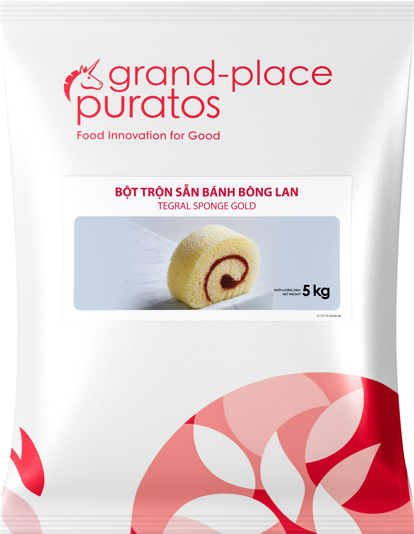 Bột Trộn Sẵn Bông Lan Sponge Gold  5kg - 4116117